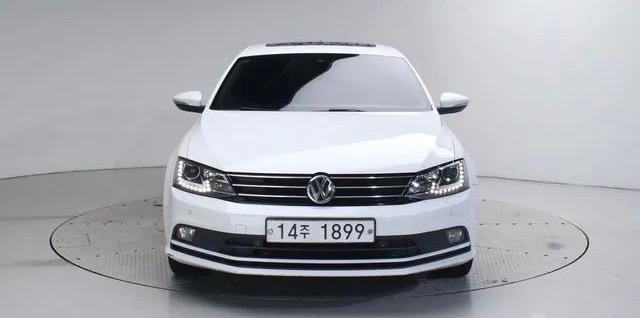 Volkswagen Jetta rental car at Tirana airport